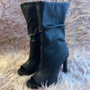 DKNY Leather Stiletto Booties